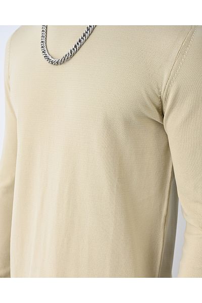 İLKCET MODA 1. Ποιότητα Slim Fit Knitwear Φούτερ