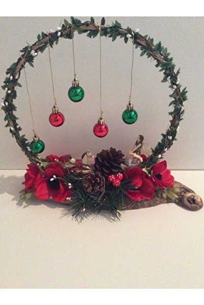 Yakamoz Merry Christmas Noel Yeniyıl Yılbaşı Konsept Led Işıklı Dekoratif Obj...