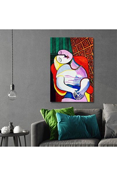 GAAGART Tekli Dikey Kanvas Duvar Tablosu Pablo Picasso Rüya Eseri