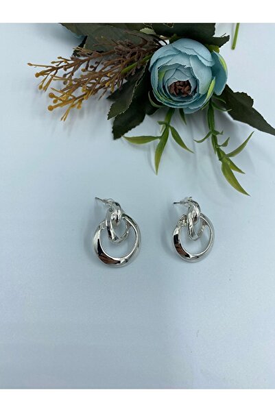 Alitaha Bijuteri Kadın Gümüş Renk Küpe