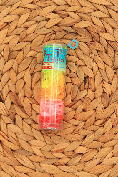 VEGA MODA 1 τεμάχιο Big Box Πολύχρωμη διχτυωτή λαστιχένια αγκράφα - Παιδική λ...