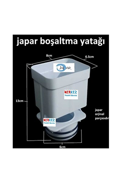 JAPAR Gömme Rezervuar Boşaltma Grubu Alt Yatak Parçası