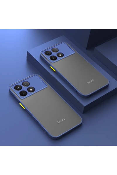 Rivor Xiaomi Poco X6 Pro Uyumlu Kılıf 3d Kamera Korumalı Buzlu Kenarları Renk...