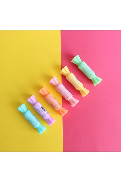enyareshome Colorful Nap Dream Highlighter Pens with Two Tips - 6 Colors - 1mm and 3mm Tip Thickness