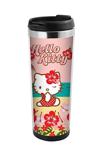 Trendix Mug Içi Çelik Termos Bardak 350 ml - Hello Kitty