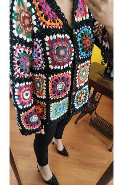 DESEO BOUTIQUE Kadın Simli (S-M-L BEDEN) El Emeği Göz Nuru Tığ Işi Handmade-h...