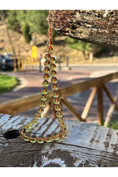 TESBİHSARAYI Ateş Kehribar Tesbih - Sarı Ateş Kehribar - Tesbih - Kehribar - ...