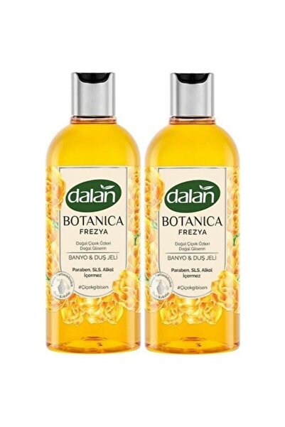 Dalan Botanica Doğal Çiçek Özleri Doğal Gliserin Duş Jeli Frezya Kokulu 2 Ade...