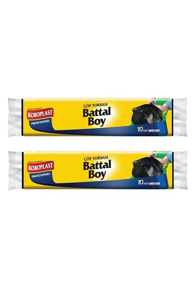 Koroplast Professional 10-Piece Oversize Garbage Bag X 2 Pack 72x95 cm