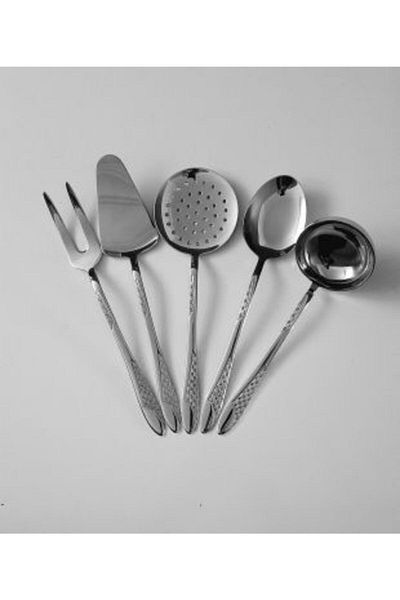 İnter Steel Mesh Model 5 Pieces Service Set