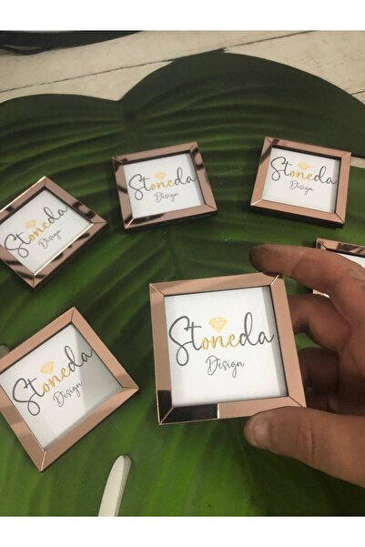 Stoneda 6x6cm Fotoğraf Için Buzdolabı Magnet 6adetisimiçinsorusorkısmındanbelirtinizkına,nişan,nikah,sünnet