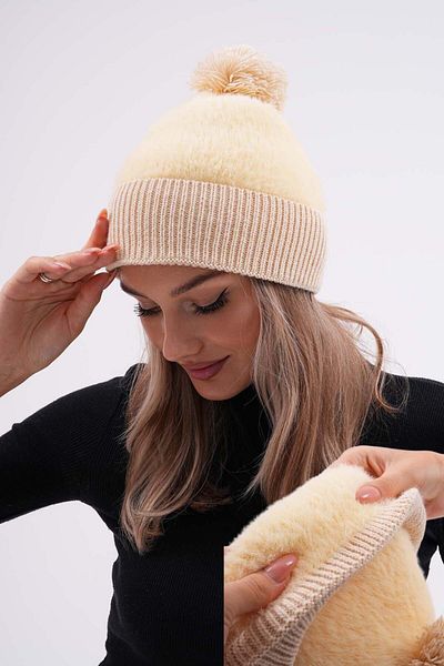 Ritagarcia Pompom βελούδινο Beanie