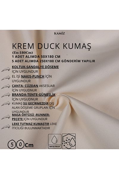 KAMİZ Απλό ύφασμα πάπιας - ύφασμα διάτρησης και τσάντας - Τραπεζομάντιλο Runner