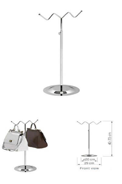 Genel Markalar Ayarlanabilir Krom Kaplama Çanta Standı Çanta Teşhir Standı Ma...