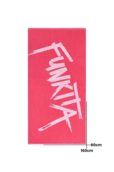 FUNKİTA Funkita Tagged Pink Towel - Training and Sports Shoes (160X80)