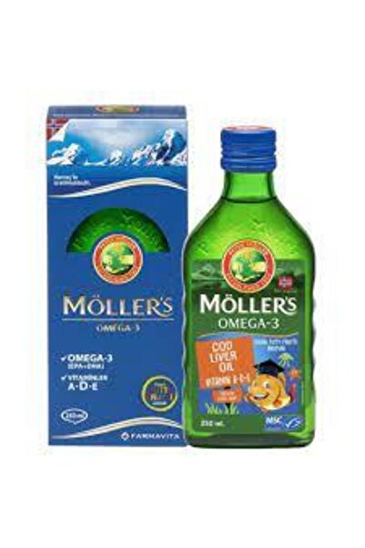 Möller's Möllers Tutti Frutti Aromalı Balık Yağı 250 ml
