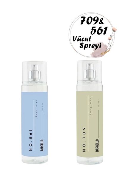 Bargello Vücut Spreyi Body Mist Seti Erkek No 709 - Erkek No 561 210 ml 210 ml