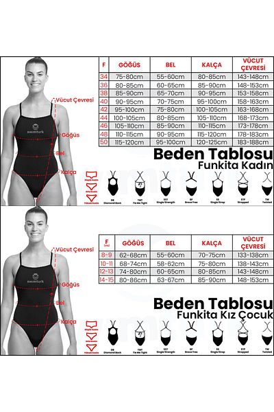 FUNKİTA Funkita Summer Swirl Girl's Bikini Set - Bottom and Top Set