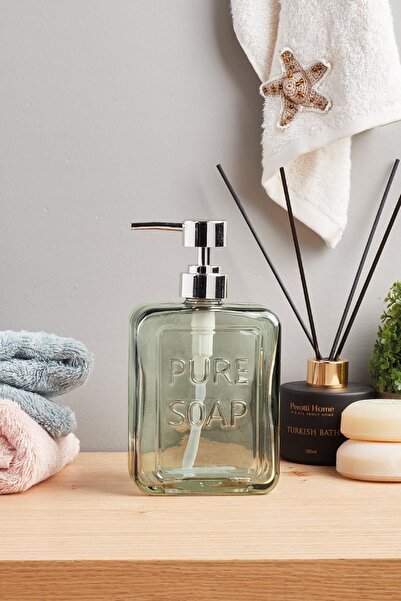 Perotti Cam Pure Soap Cam Sıvı Sabunluk Yeşil