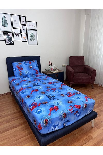 Touch Single Elastic Padded Bed Sheet