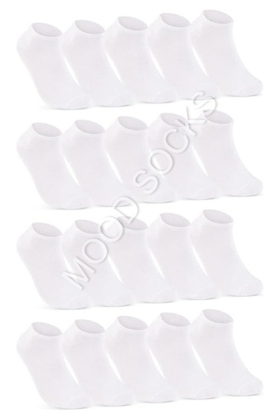 Enika Moda عبوة من 20 زوجًا من الجوارب القطنية بطول الكاحل - للاستخدام اليومي...