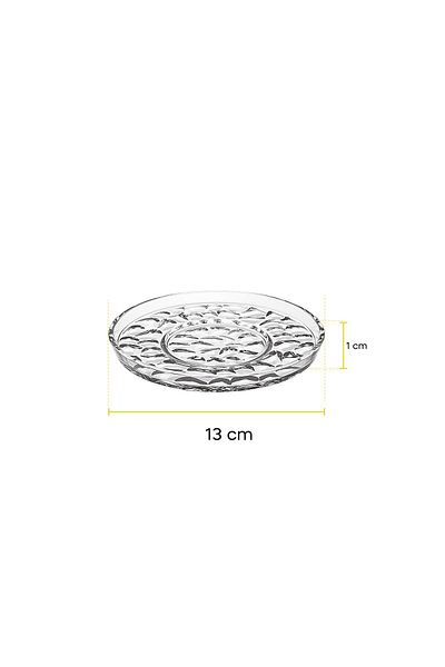 Perotti Ringo Stone Lustre - 6-Piece Stylish Tea Plate