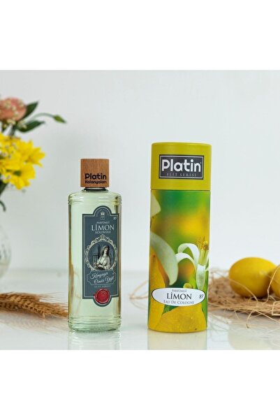 Platin Kolonya & Parfüm Platin Elit Serisi Silindir Kutu Ahşap Kapaklı 250 Cc...