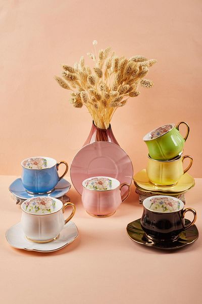 Perotti Victoria 6-Piece Porcelain Teacup-2