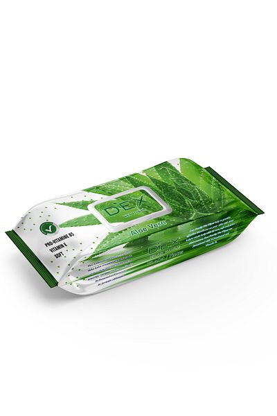 Dex 1 Pack of 72 Aloe Vera Wet Towels