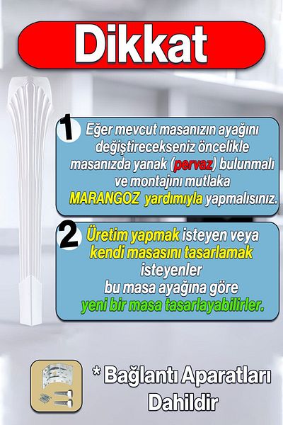 Badem10 Coloana Masa Dresuar Picior 77 Cm Picior Plastic Alb Bucatarie Masa Sufragerie Mobila Picioare Alb