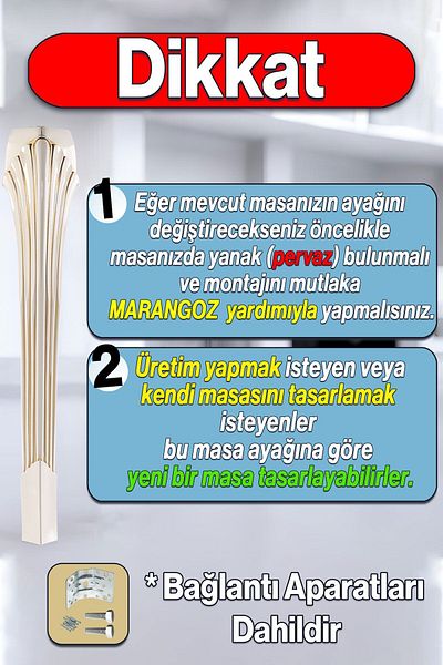 Badem10 4 Bucăți Stâlp Masă Dresuar Picior 77 Cm Plastic Picior Crem Aur Bucătărie Masa Sufragerie Mobilier Picioare