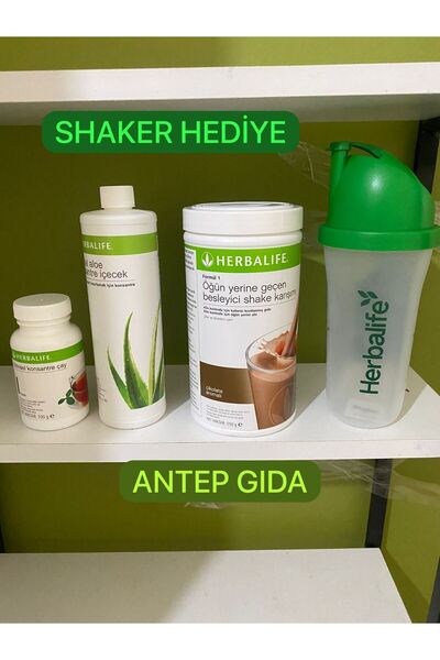 Herbalife Başlangıç Seti-1 ( 1 Çikolatalı Shake - Limon Çay 50 gr - Aloe Kons...