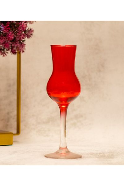 sudeka 6-Piece Colorful Glass Set for Coffee Service