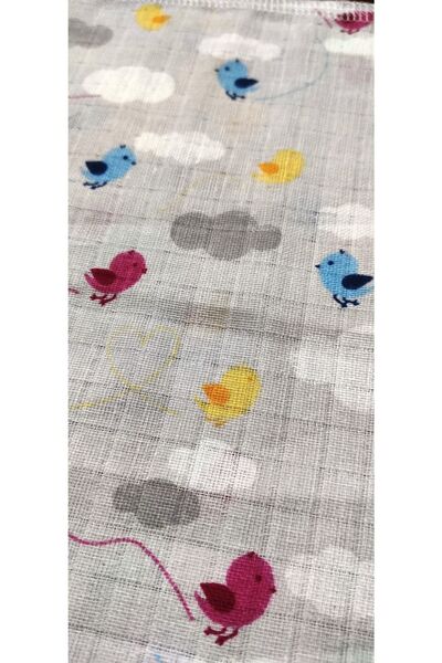 BeybiNest مجموعة مناديل الموسلين على شكل طيور لطيفة مقاس 25 × 30 سم - 10 عبوات