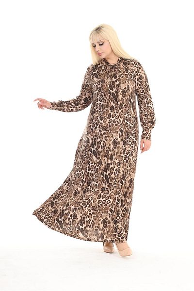 mezura tekstil Tie Collar Hijab Viscose Combed Cotton Dress - Long Sleeve, Suitable Pattern, Standard Size