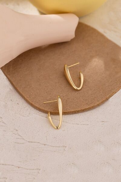 Dora Accessories Kulağı Saran Altın Küpe