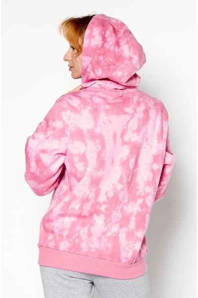 Ellesse Women Sportswear Fit Long Sleeve Hooded Sweater, Pink