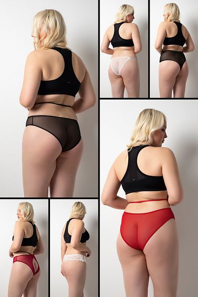 DONEX Large Size Lace Women's Panties - Pack of 6