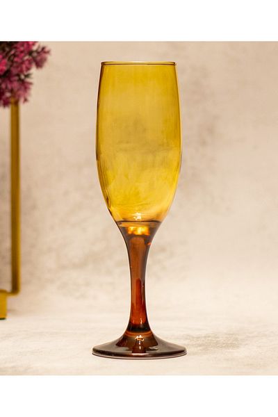 sudeka 190cc Colored Coffee Glass Set - 6 Pieces