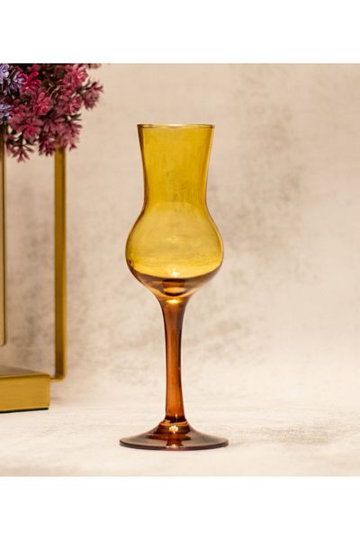 sudeka 6 Piece Coffee Colored Glass Set