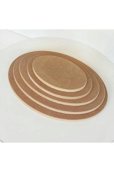 Altınyapı Hobi Market 5-Piece Flat Oval Wall Pants - Mdf