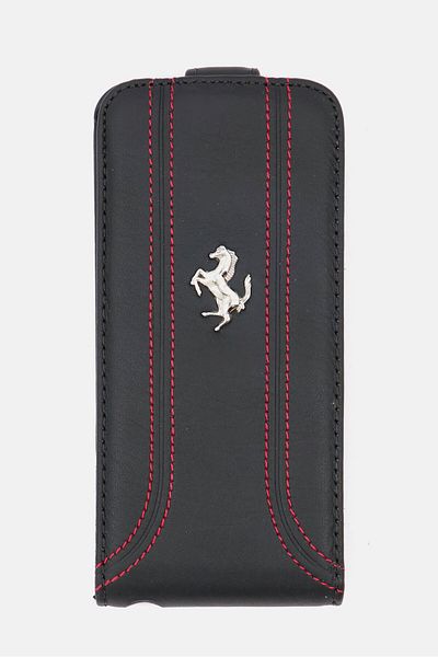 Ferrari Iphone 5 Leather Flapcase, Black