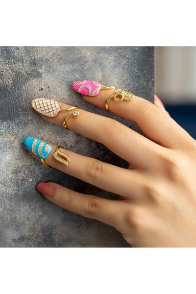 Hicrans Takı ÇELİK TIRNAK EKLEM YÜZÜĞÜ