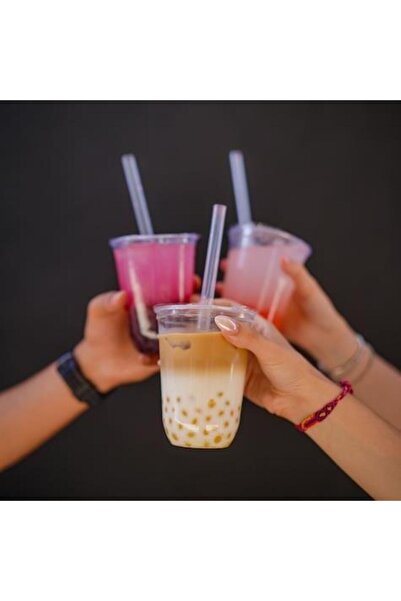 GİZPAK Jelatinli Pipet Bubble Tea 22 Cm 50 Adet