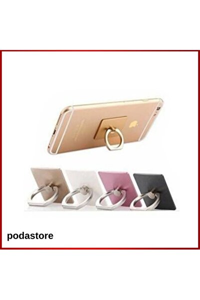 podastore Kolay Takılan Siyah Selfie Yüzüğü – Şık ve Ergonomik Tasarım