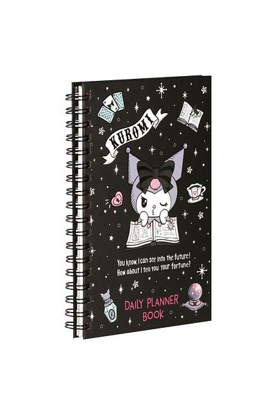 BLA GROUP Hello Kitty Black Kuromi Ημερήσιο Βιβλίο Planner - KUROMİ