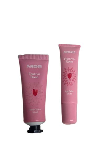 Angie Festiv Rose Cream and Lip Balm - Comfortable Cut