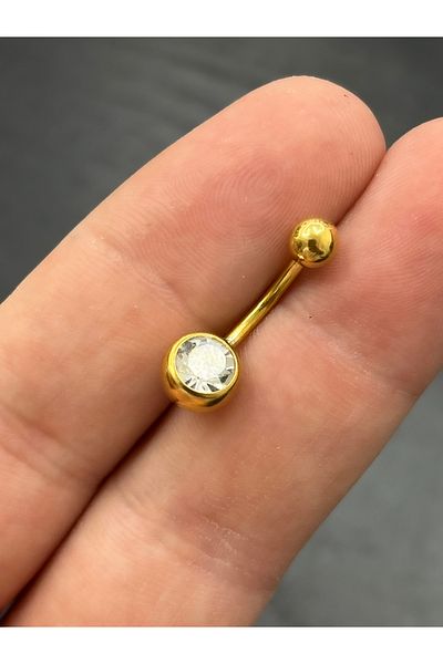 Karınca Piercing Gold Color - 100% Surgery Steel Belly Piercing