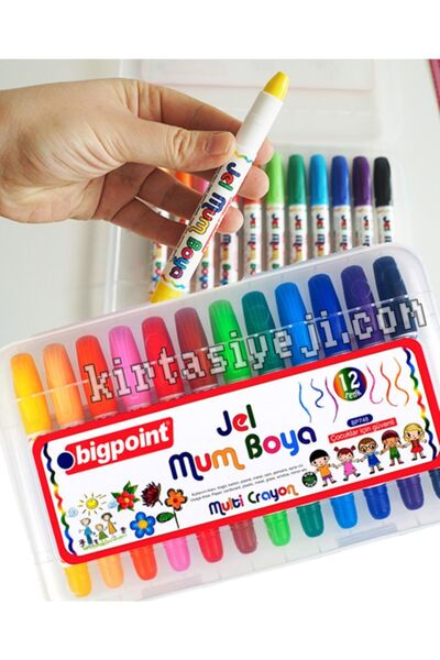Genel Markalar Jel Mum Boya 12 Renk Bigpoint