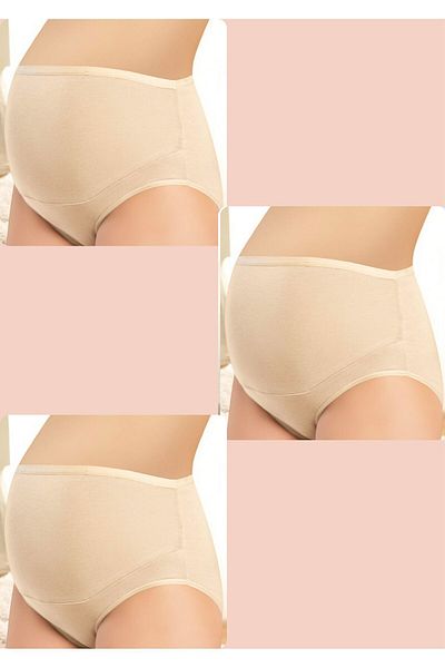 White Velvet Βαμβακερά Γυναικεία Στάχτη Μητρότητας/Μητρότητας 3 Πακέτο - WV.50k0111.25